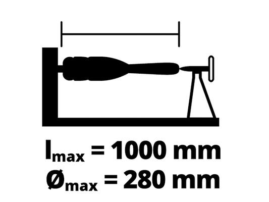 Rotary diameter and tip width